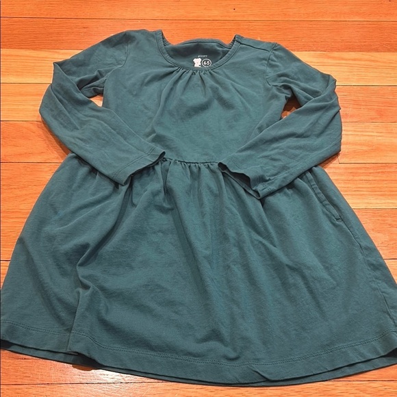 Primary Other - Kids Long Sleeve Green Dress